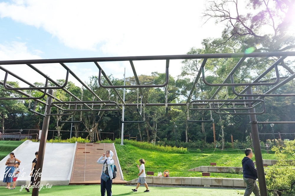 桃園親子景點 大有梯田生態公園 全國首創梯田公園 共融式森林遊戲區 玩水 野餐 冒險桃戰場 Yuki S Life